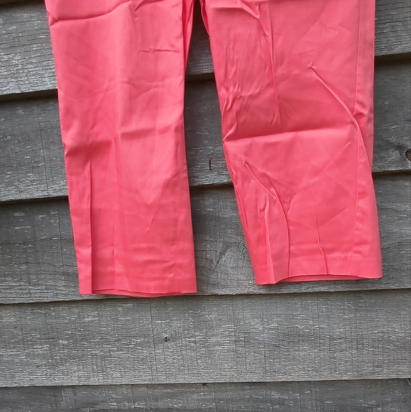 NWT New Directions Womens Classic Fit Chinos Wild Salmon Color Size 6 New - Picture 7 of 12